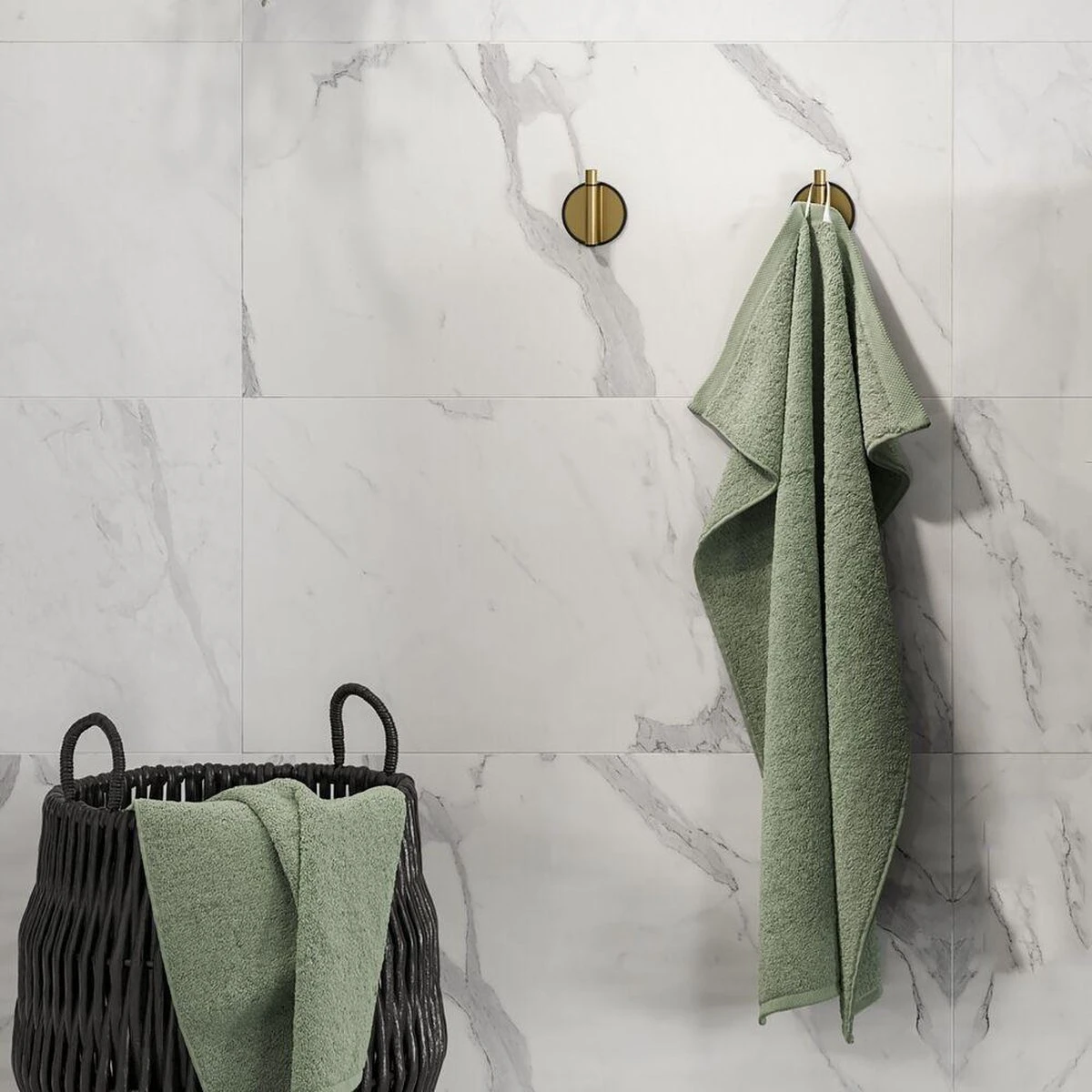 Tiger Tune - Toiletaccessoireset - Toiletborstel Met Houder - Toiletrolhouder Zonder Klep - Handdoekhaak – Messing Geborsteld / Zwart 8 Tiger Tune - Toiletaccessoireset - Toiletborstel Met Houder - Toiletrolhouder Zonder Klep - Handdoekhaak – Messing Geborsteld / Zwart - Afbeelding 6