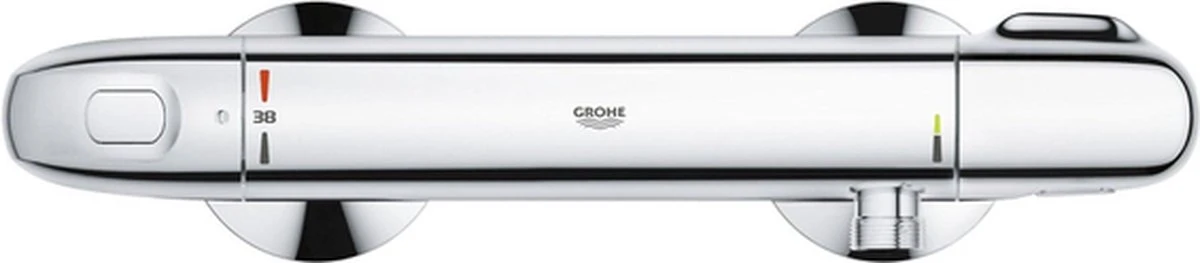 GROHE Grohtherm 1000 New Thermostatische Douchekraan - 15cm - Met Koppelingen - EcoJoy® - CoolTouch - Chroom - 34143003 12 GROHE Grohtherm 1000 New Thermostatische Douchekraan - 15cm - Met Koppelingen - EcoJoy® - CoolTouch - Chroom - 34143003 - Afbeelding 10