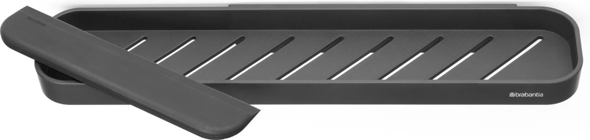 Brabantia MindSet Doucheplank Met Wisser - Mineral Infinite Grey 5 Brabantia MindSet Doucheplank Met Wisser - Mineral Infinite Grey - Afbeelding 3