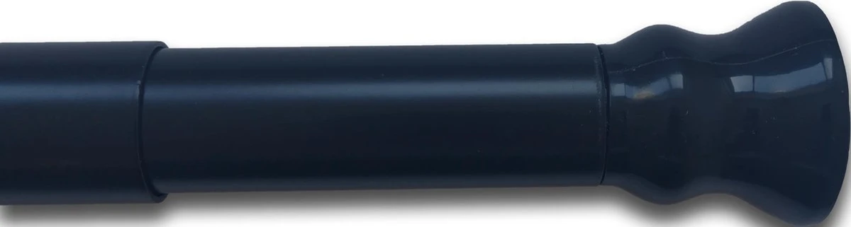 Merkloos Douchegordijnstang - 90-170 Cm Uitschuifbaar - Zwart 3 Merkloos Douchegordijnstang - 90-170 Cm Uitschuifbaar - Zwart