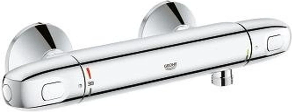 GROHE Grohtherm 1000 New Thermostatische Douchekraan - 15cm - Met Koppelingen - EcoJoy® - CoolTouch - Chroom - 34143003 11 GROHE Grohtherm 1000 New Thermostatische Douchekraan - 15cm - Met Koppelingen - EcoJoy® - CoolTouch - Chroom - 34143003 - Afbeelding 9