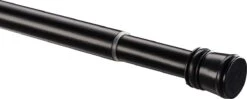ACAZA Douche Gordijnstang, Uitschuifbare Stang Van 70 Tot 130 Cm, Zwart -Badkamer Wijs 1200x482