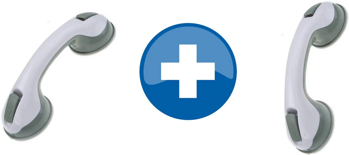 2 Stuks Handgreep Met Zuignap Voor Badkamer, Douche En Toilet Veilige Oplossing Zonder Boorgaten – Veiligheidsgreep – Helping Hand Handvat - 30CM - Handig Hulpmiddel Voor Kinderen En Ouderen 3 2 Stuks Handgreep Met Zuignap Voor Badkamer, Douche En Toilet Veilige Oplossing Zonder Boorgaten – Veiligheidsgreep – Helping Hand Handvat - 30CM - Handig Hulpmiddel Voor Kinderen En Ouderen