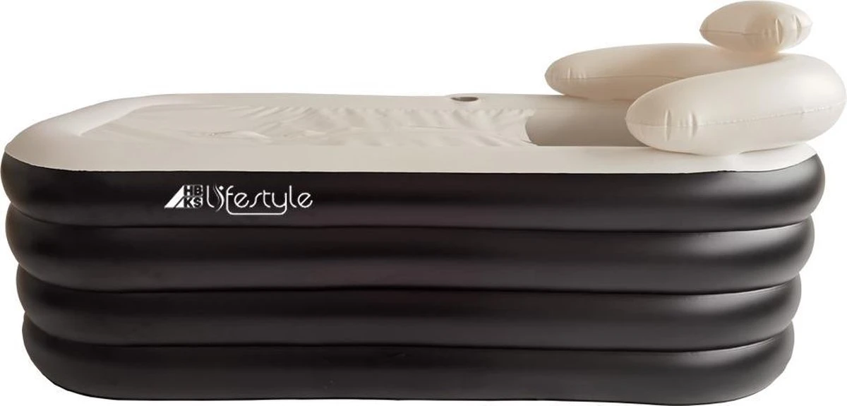 HBKS Lifestyle Bad – Opblaasbaar Ligbad – Bath Bucket – Zitbad Voor Volwassenen - Ijsbad Wim Hof Methode - Badkuip – Ice Bath – Zwart 3 HBKS Lifestyle Bad – Opblaasbaar Ligbad – Bath Bucket – Zitbad Voor Volwassenen - Ijsbad Wim Hof Methode - Badkuip – Ice Bath – Zwart