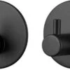 Trendfield Handdoekhaakjes Zelfklevend Rond - 2 Zwarte Handdoek Haakjes - Ronde Handdoekhaak - Zwart -Badkamer Wijs 1200x594