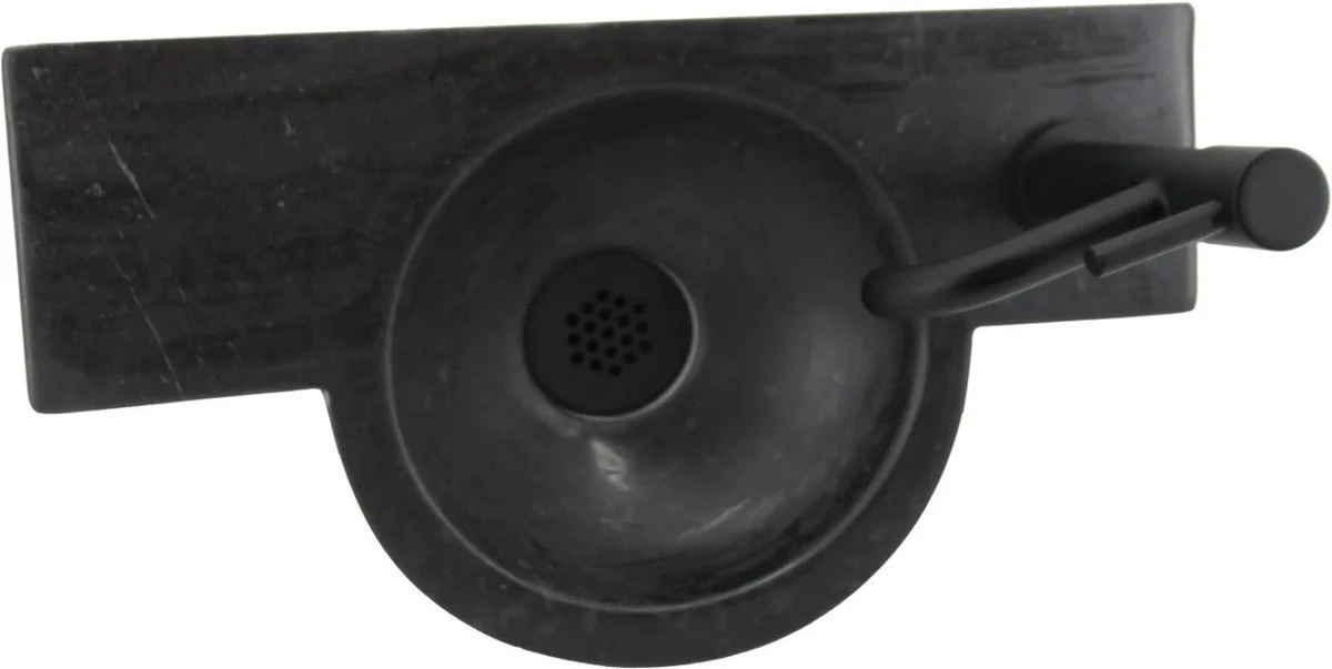 Fonteinset Fynn Hardsteen Met Sifon En Kraan - Toiletfontein 5 Fonteinset Fynn Hardsteen Met Sifon En Kraan - Toiletfontein - Afbeelding 3