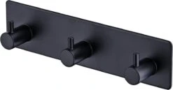 Merkloos Handdoekhaakjes - 3 In 1 Handdoekhaak - Wandhaak - Muurhaak - Zwart -Badkamer Wijs 1200x628 1