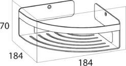 Tiger Caddy - Douchemand Hoek 18,4 Cm - Zwart 19 Tiger Caddy - Douchemand Hoek 18,4 Cm - Zwart -Badkamer Wijs 1200x629 1