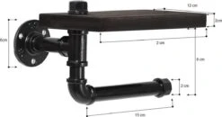 Merkloos Toiletrolhouder Met Telefoonplankje – Plankje - Toiletpapier - Zwart - WC Rolhouder – Badkamer Accesoires – Telefoonhouder 13 Merkloos Toiletrolhouder Met Telefoonplankje – Plankje - Toiletpapier - Zwart - WC Rolhouder – Badkamer Accesoires – Telefoonhouder -Badkamer Wijs 1200x634 3