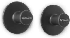 Brabantia ReNew Handdoekhaakjes - 2 Stuks - Dark Grey 12 Brabantia ReNew Handdoekhaakjes - 2 Stuks - Dark Grey -Badkamer Wijs 1200x655 2
