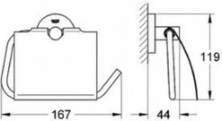 GROHE Essentials Toiletrolhouder - Met Deksel - Chroom - 40367001 26 GROHE Essentials Toiletrolhouder - Met Deksel - Chroom - 40367001 -Badkamer Wijs 1200x655