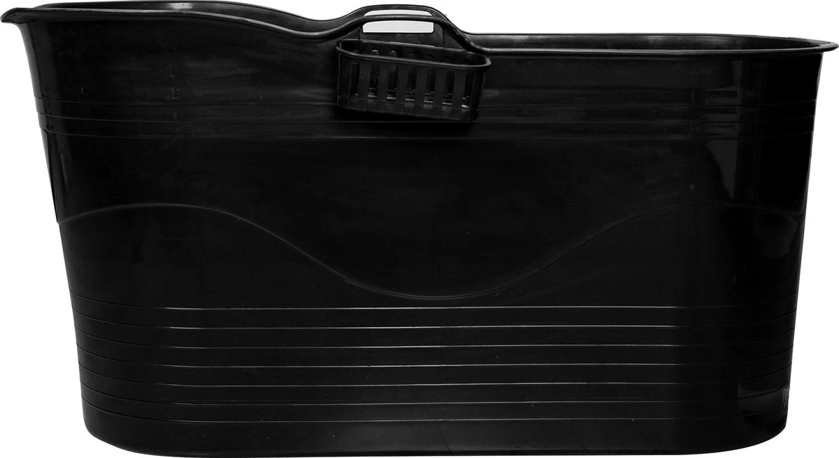 LIFEBATH - Zitbad Mira - Bath Bucket XL - 400L - Ligbad 122 Cm - Zwart 6 LIFEBATH - Zitbad Mira - Bath Bucket XL - 400L - Ligbad 122 Cm - Zwart - Afbeelding 4