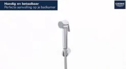 GROHE New Tempesta-F 30 Trigger Spray Doucheset - Ø 3,6 Cm - 1 Straalstand - Chroom - 27513001 -Badkamer Wijs 1200x658