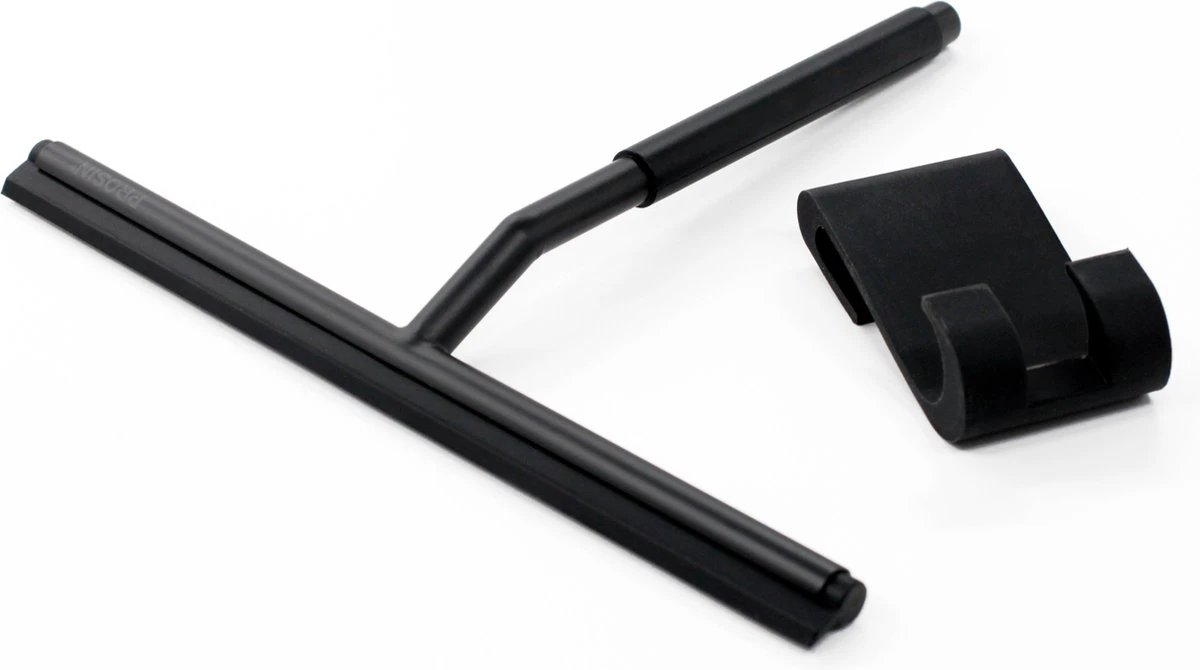 PROSIN - SET VAN VLOER + HANDWISSER - Raamwisser - Vloerwisser - Douchetrekker - Raamtrekker - Wisser - Mat Zwart - Wiper - Squeegee - Bathroom - Vloertrekker - Vloertrekker Met Steel - Floor Wiper - Aftrekker - RVS - Zwart - Design - Wisser 10 PROSIN - SET VAN VLOER + HANDWISSER - Raamwisser - Vloerwisser - Douchetrekker - Raamtrekker - Wisser - Mat Zwart - Wiper - Squeegee - Bathroom - Vloertrekker - Vloertrekker Met Steel - Floor Wiper - Aftrekker - RVS - Zwart - Design - Wisser - Afbeelding 8