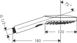 Hansgrohe Raindance Select E 120 3jet Handdouche - Chroom 38 Hansgrohe Raindance Select E 120 3jet Handdouche - Chroom -Badkamer Wijs 1200x671 1