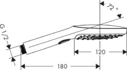 Hansgrohe Raindance Select E 120 3jet Handdouche - Chroom 26 Hansgrohe Raindance Select E 120 3jet Handdouche - Chroom -Badkamer Wijs 1200x672