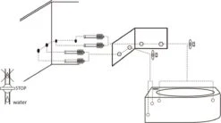Differnz Cleo Fonteinset - Wasbak Natuursteen - Zwart - Gebogen Kraan - Chroom - Standaard Greep - 30 X 30 X 10 Cm -Badkamer Wijs 1200x672 4