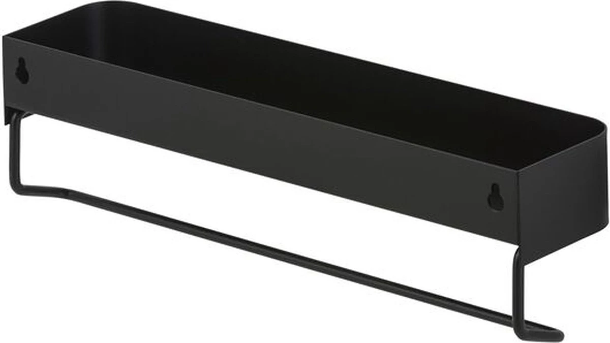 Sealskin Brix - Wandrek Met Handdoekrek 35 Cm - Zwart 6 Sealskin Brix - Wandrek Met Handdoekrek 35 Cm - Zwart - Afbeelding 4