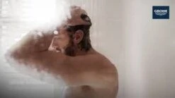 GROHE Grohtherm-1000 Performance Renovatieset - Met Thermostaatkraan, Koppelingen, Glijstang En Hoofddouche - CoolTouch - Chroom -Badkamer Wijs 1200x675 33