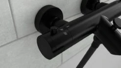 SCHÜTTE London Thermostatische Badkraan - Hartafstand 150 Mm - Zwart Mat -Badkamer Wijs 1200x675 56