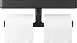 Tiger Carv - Toiletrolhouder Met Planchet - Zwart -Badkamer Wijs 1200x677 2