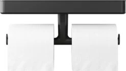 Tiger Carv - Toiletrolhouder Met Planchet - Zwart -Badkamer Wijs 1200x678 1