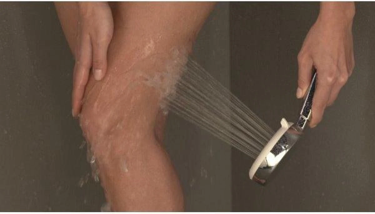 Hansgrohe Crometta 100 Vario Handdouche - Wit / Chroom 9 Hansgrohe Crometta 100 Vario Handdouche - Wit / Chroom - Afbeelding 7