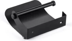 Toiletrolhouder - Wc Rolhouder - Zwart - RVS - Met Klep - Schroeven 9 Toiletrolhouder - Wc Rolhouder - Zwart - RVS - Met Klep - Schroeven -Badkamer Wijs 1200x697