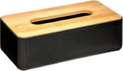 Five Tissuedoos - Zwart - Bamboe - 13 X 26 X 8.8 Cm -Badkamer Wijs 1200x698 1