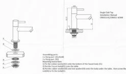 Aloni - KLEINE ! Koudwaterkraan 1/2 Mat Zwart -Badkamer Wijs 1200x708 1