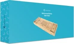 IMoshion Badplank Voor In Bad - Dienblad Inclusief Pootjes - Tablet Houder - Badrek Uitschuifbaar 75 Tot 110 Cm - Lichtbruin -Badkamer Wijs 1200x716 6