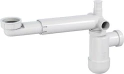 Ruimtebesparend Telescopisch Wastafel Sifon