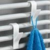 Merkloos 4x Handdoek / Kleding Haak Voor Radiator - Verwarming Kledinghaak Hangend - Handdoekradiator Haakjes - Ophanghaak -Badkamer Wijs 1200x720