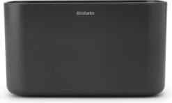 Brabantia ReNew Tandenborstelhouder - 11 X 19,6 X 9,9 Cm - Dark Grey -Badkamer Wijs 1200x720 2