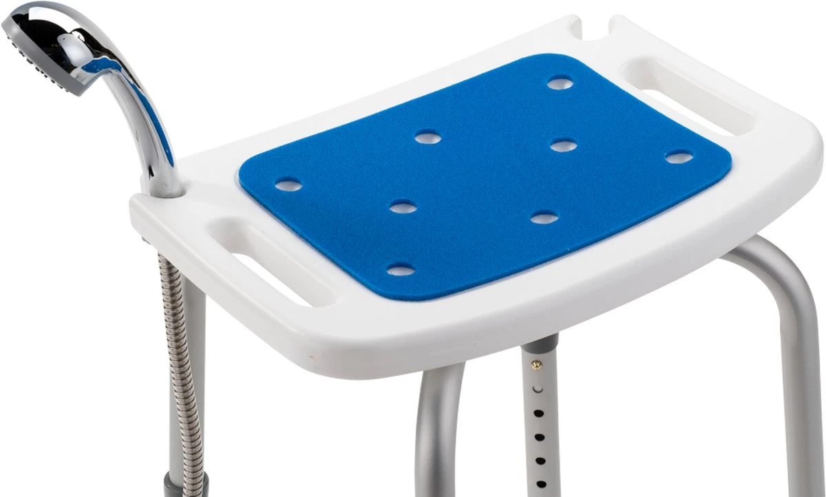 Douchekruk Met Douchekop Houders En Handgrepen- Antislip - Lichtgewicht En In Hoogte Verstelbaar 4 Douchekruk Met Douchekop Houders En Handgrepen- Antislip - Lichtgewicht En In Hoogte Verstelbaar - Afbeelding 2