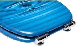 IGOODS WC-brillen - Toiletbrilhoes - 1 St - Universeel - Toiletdeksel Met Softclose - Houten Toiletdeksel - Marineblauw -Badkamer Wijs 1200x723 1