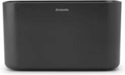 Brabantia ReNew Tandenborstelhouder - 11 X 19,6 X 9,9 Cm - Dark Grey -Badkamer Wijs 1200x723