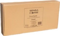 SensaHome Telescopisch Douche Rek Met 4 Lagen - Verstelbaar Bad / Douche Hoekrek Opbergrek - Uitschuifbaar Van 145-250 Cm - Zwart -Badkamer Wijs 1200x728