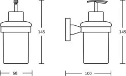 VDN Stainless Zeeppompje - Zeepdispenser - Zeepdispenser Wandmontage - Chroom - Hangend -Badkamer Wijs 1200x729 4