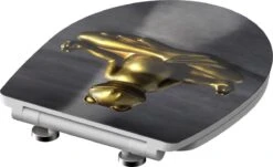 SCHÜTTE WC-Bril 82581 RELAXING FROG - High Gloss - Duroplast - Soft Close - Afklikbaar - RVS-Scharnieren - Decor - 1-zijdige Print -Badkamer Wijs 1200x732 46