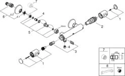 GROHE Precision Flow Thermostatische Douchekraan - EcoJoy® - EcoButton - 15cm - 34840000 -Badkamer Wijs 1200x733 3