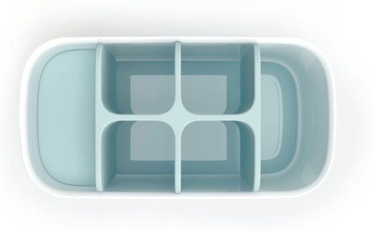 Joseph Joseph Badkamer Easy-Store Tandenborstelorganiser Large - 16.8x8.4x12.6 Cm - Creme/licht Blauw 9 Joseph Joseph Badkamer Easy-Store Tandenborstelorganiser Large - 16.8x8.4x12.6 Cm - Creme/licht Blauw - Afbeelding 7