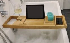 IVOL Badplank Bamboe - Badplank Hout Met Badrek Houders - Uitschuifbaar - 75 Tot 110 Cm 20 IVOL Badplank Bamboe - Badplank Hout Met Badrek Houders - Uitschuifbaar - 75 Tot 110 Cm -Badkamer Wijs 1200x743