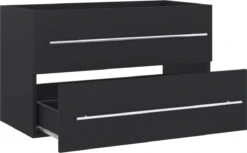 Prolenta Premium - 2-delige Badkamermeubelset Spaanplaat Grijs -Badkamer Wijs 1200x744 2