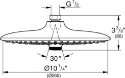 GROHE Euphoria 260 Hoofddouche - Regendouche ø 26 Cm - Eco - Met 3 Stralen - Chroom -Badkamer Wijs 1200x750 1