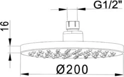 Ben Promo Hoofddouche - 20 Cm - Kunststof - Chroom - Douchekop 8 Ben Promo Hoofddouche - 20 Cm - Kunststof - Chroom - Douchekop -Badkamer Wijs 1200x754 2