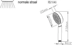 Ben Vira One Douchekop - 1 Straalsoort - 10cm - Chroom - Handdouche 15 Ben Vira One Douchekop - 1 Straalsoort - 10cm - Chroom - Handdouche -Badkamer Wijs 1200x760 2