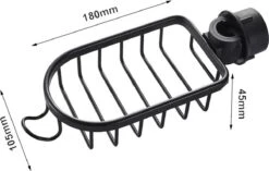 MLN Basics® Doucherek | Zwart | Zonder Boren Of Zuignap -Badkamer Wijs 1200x761 1