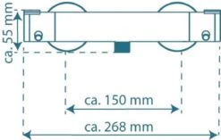 SCHÜTTE London Thermostatische Douchekraan - Hartafstand 150 Mm - Chroom 23 SCHÜTTE London Thermostatische Douchekraan - Hartafstand 150 Mm - Chroom -Badkamer Wijs 1200x761 10