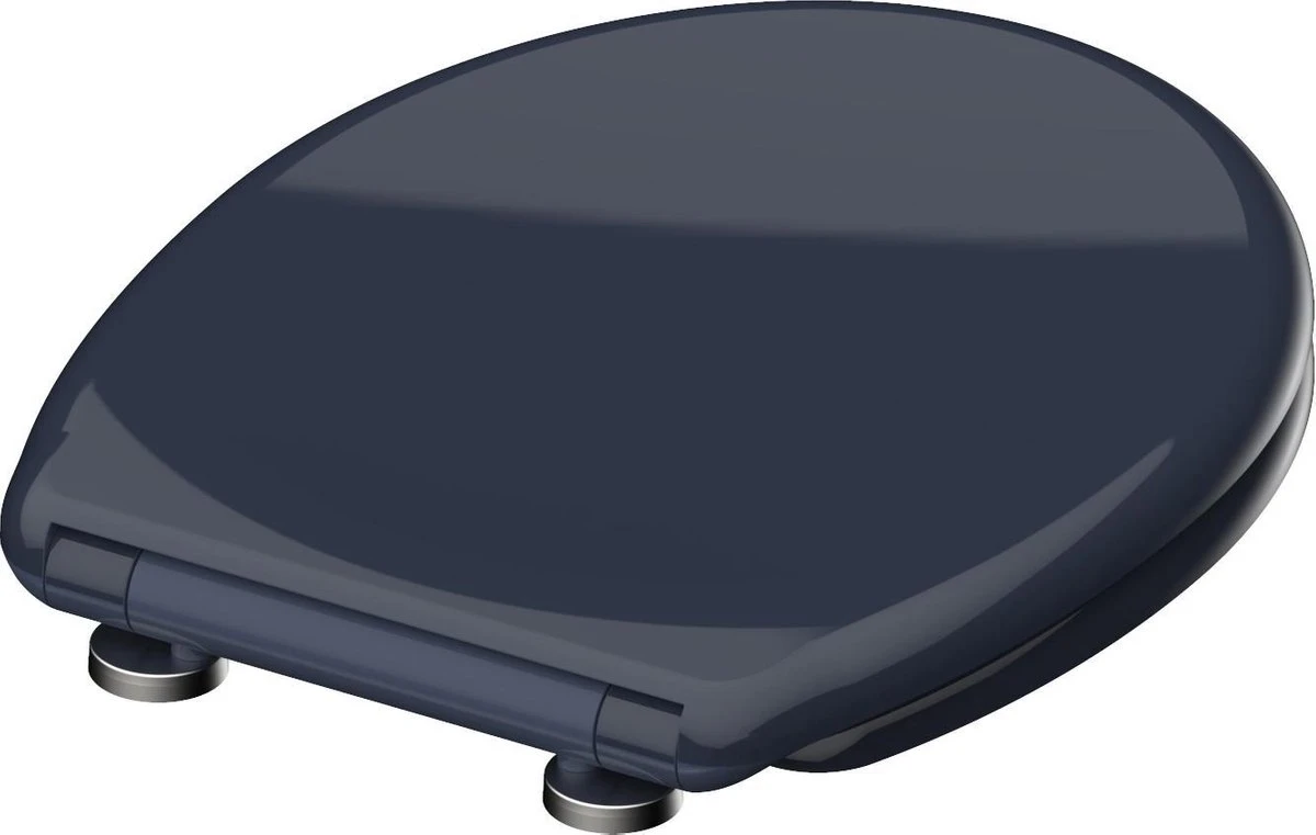 SCHÜTTE WC-Bril 82304 ANTHRAZIT - Duroplast - Soft Close - Afklikbaar - RVS-Scharnieren - Gelakt - Antraciet 6 SCHÜTTE WC-Bril 82304 ANTHRAZIT - Duroplast - Soft Close - Afklikbaar - RVS-Scharnieren - Gelakt - Antraciet - Afbeelding 4